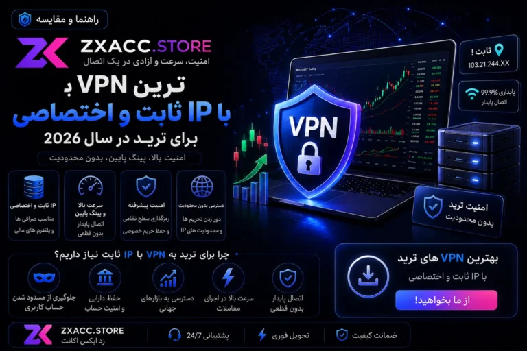 بهترین VPN با IP ثابت و اختصاصی برای ترید